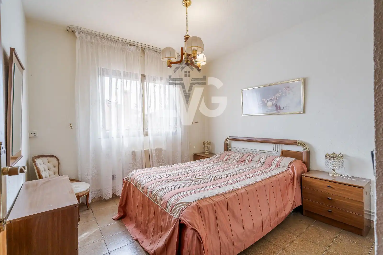 Schlafzimmer von Haus oder Chalet zum Verkauf in Fuente El Saz de Jarama mit Heizung, Möbliert und Ofen
