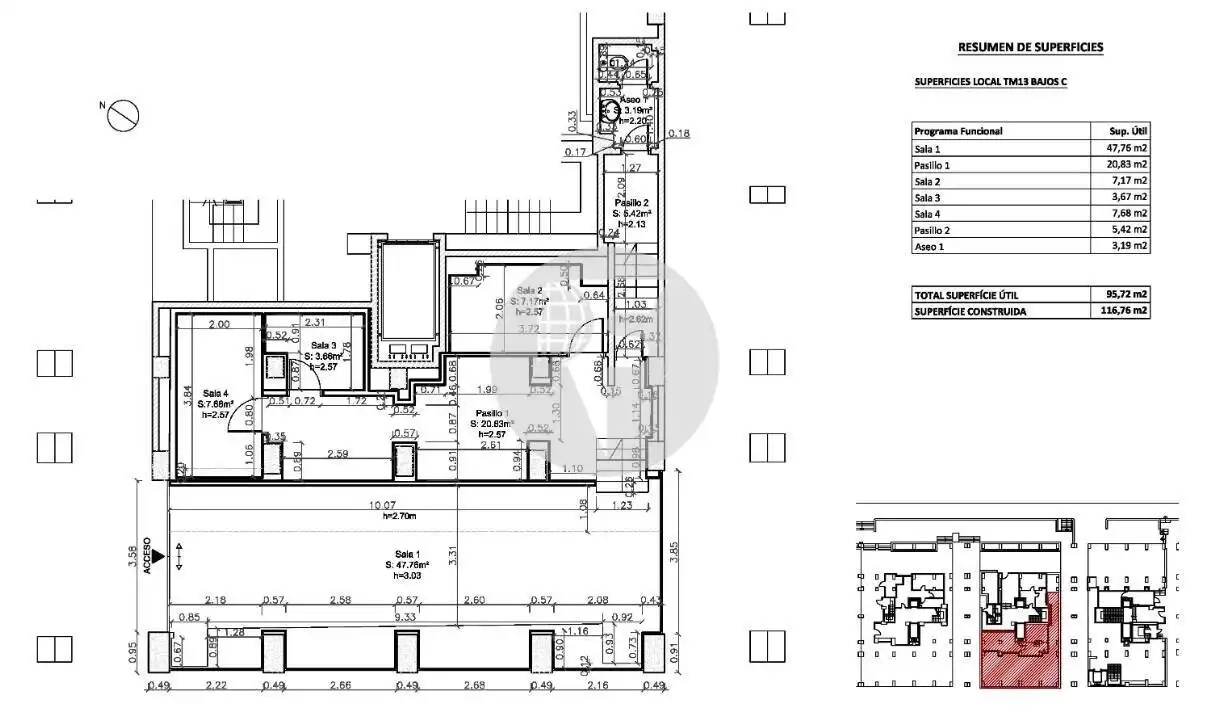 Commercial properties for rent in Barcelona  with Air Conditioner