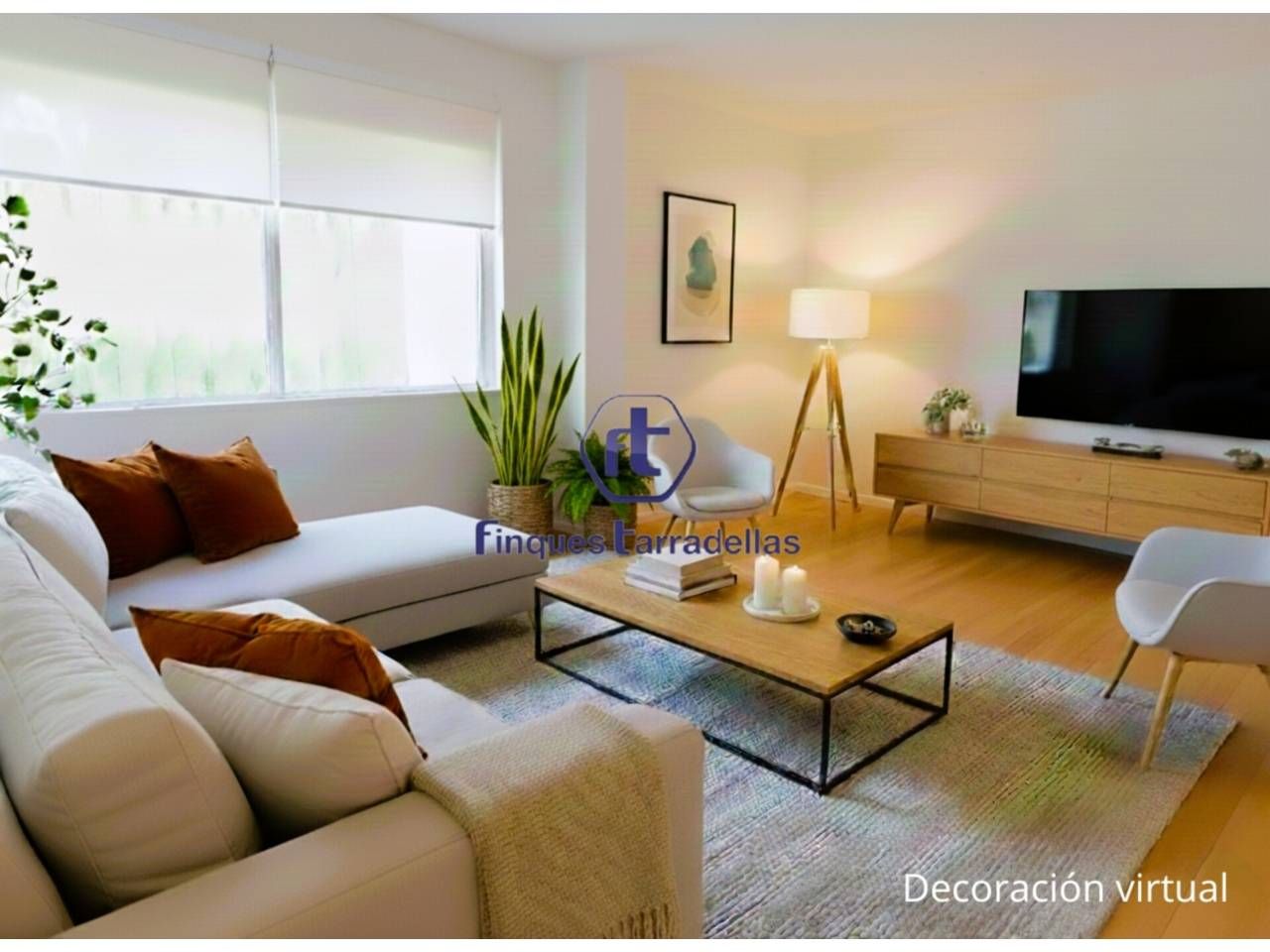 Living room of Flat for sale in Blanes  with Heating, Storage room and Furnished