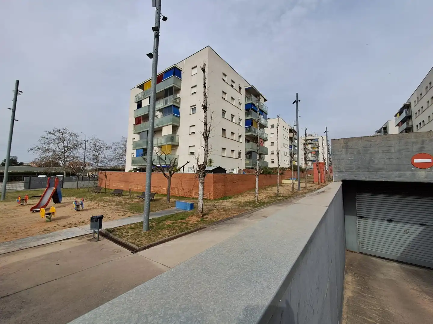 Vista exterior de Garatge en venda en Sabadell