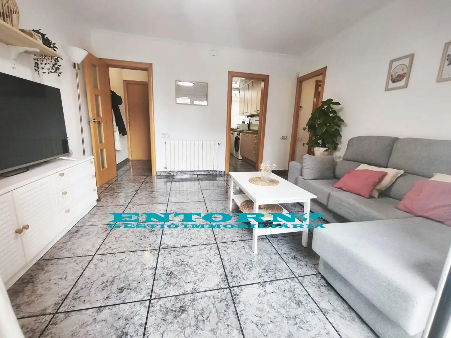 Sala d'estar de Pis en venda en Santa Perpètua de Mogoda amb Calefacció, Terrassa i Balcó