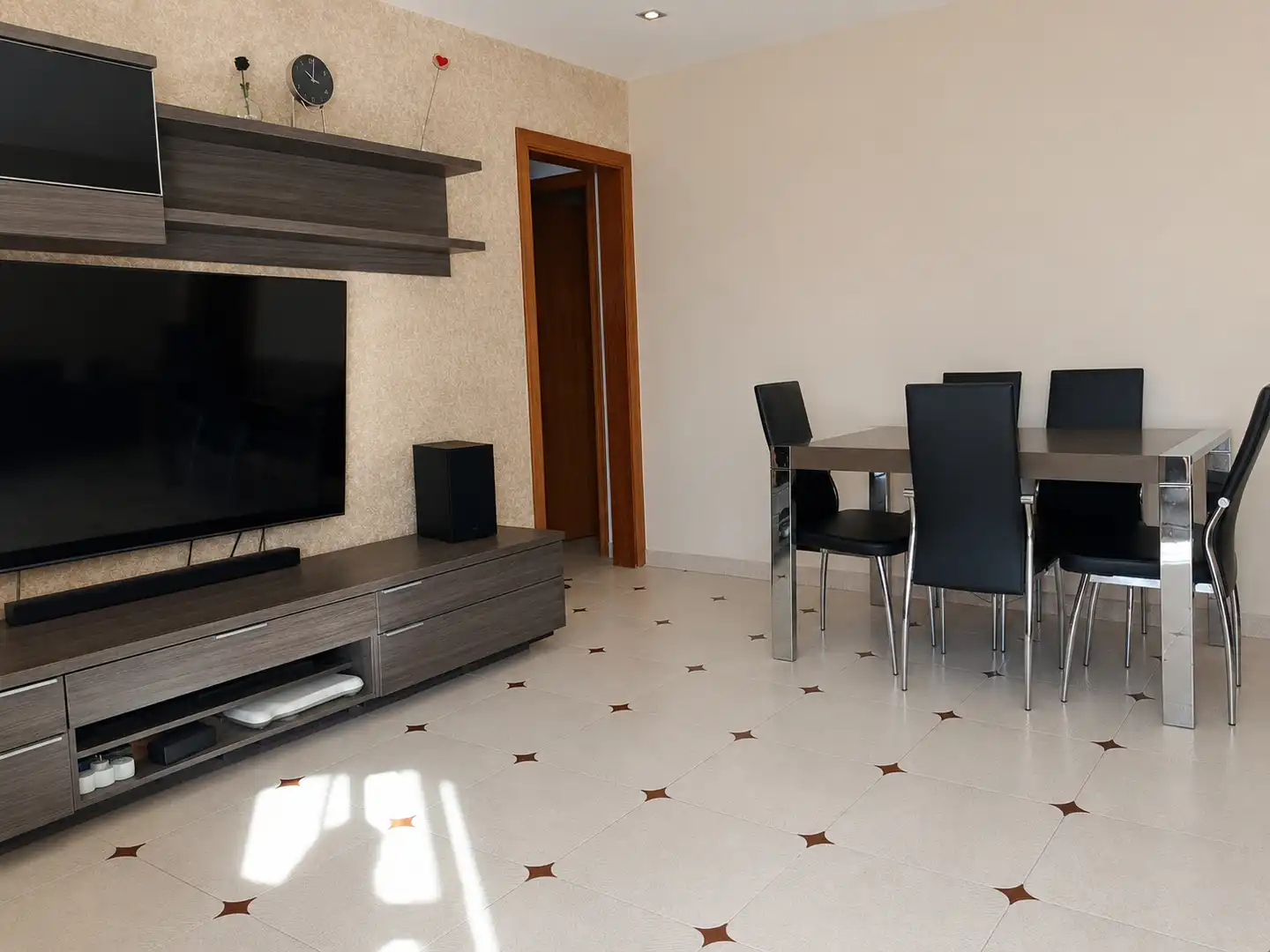 Living room of Flat for sale in Badalona  with Air Conditioner and Balcony