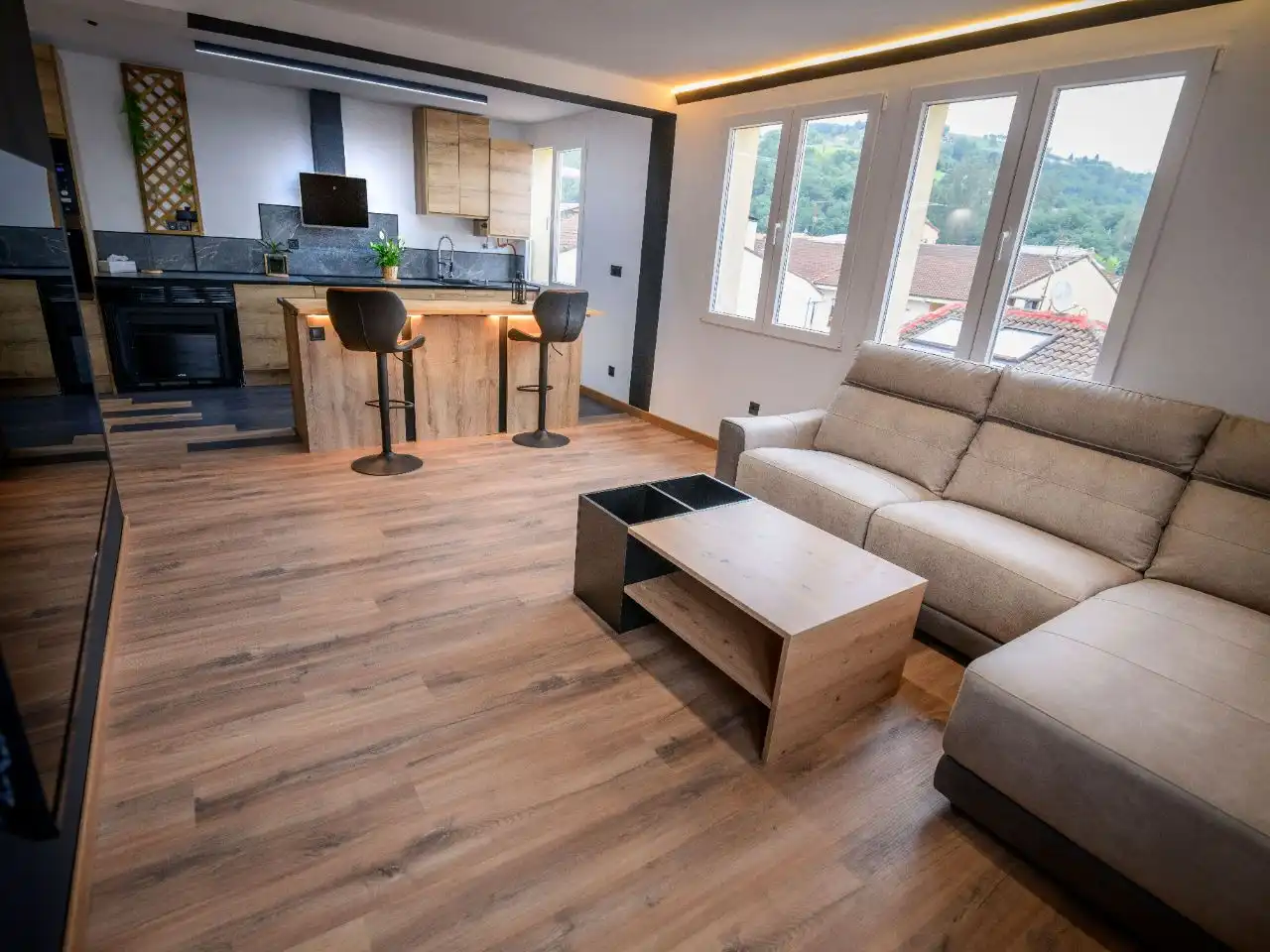 Living room of Flat for sale in Parres, Asturias
