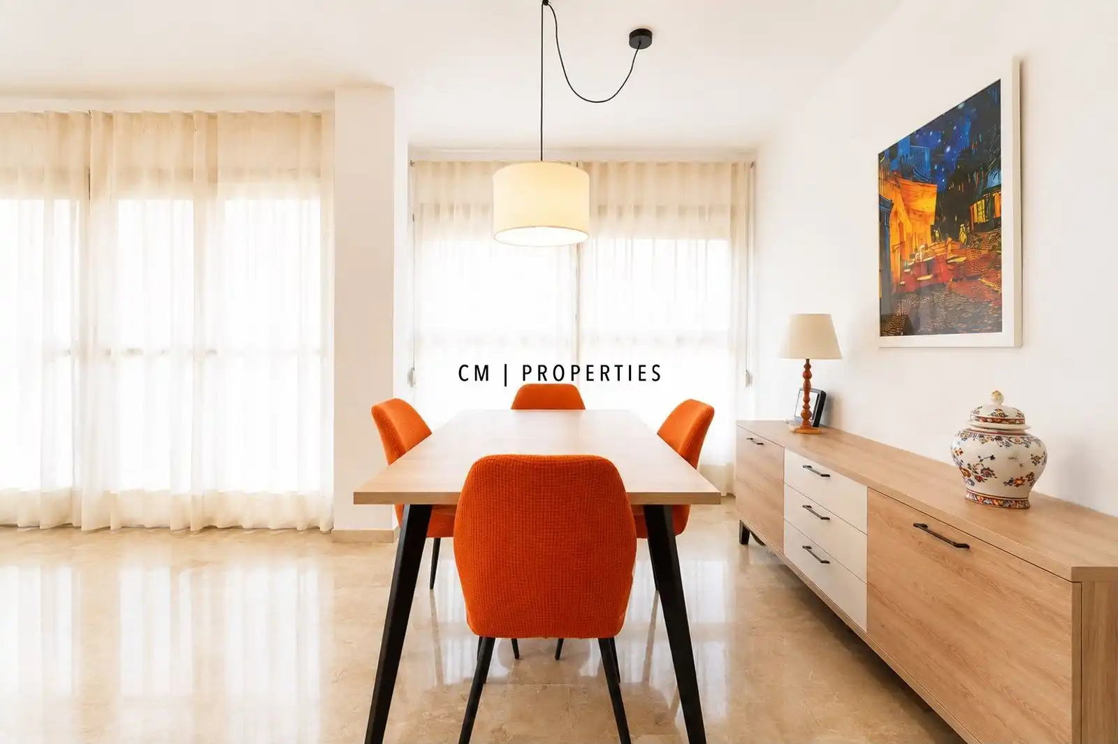 Dining room of Flat for rent in Albal  with Air Conditioner, Heating and Furnished