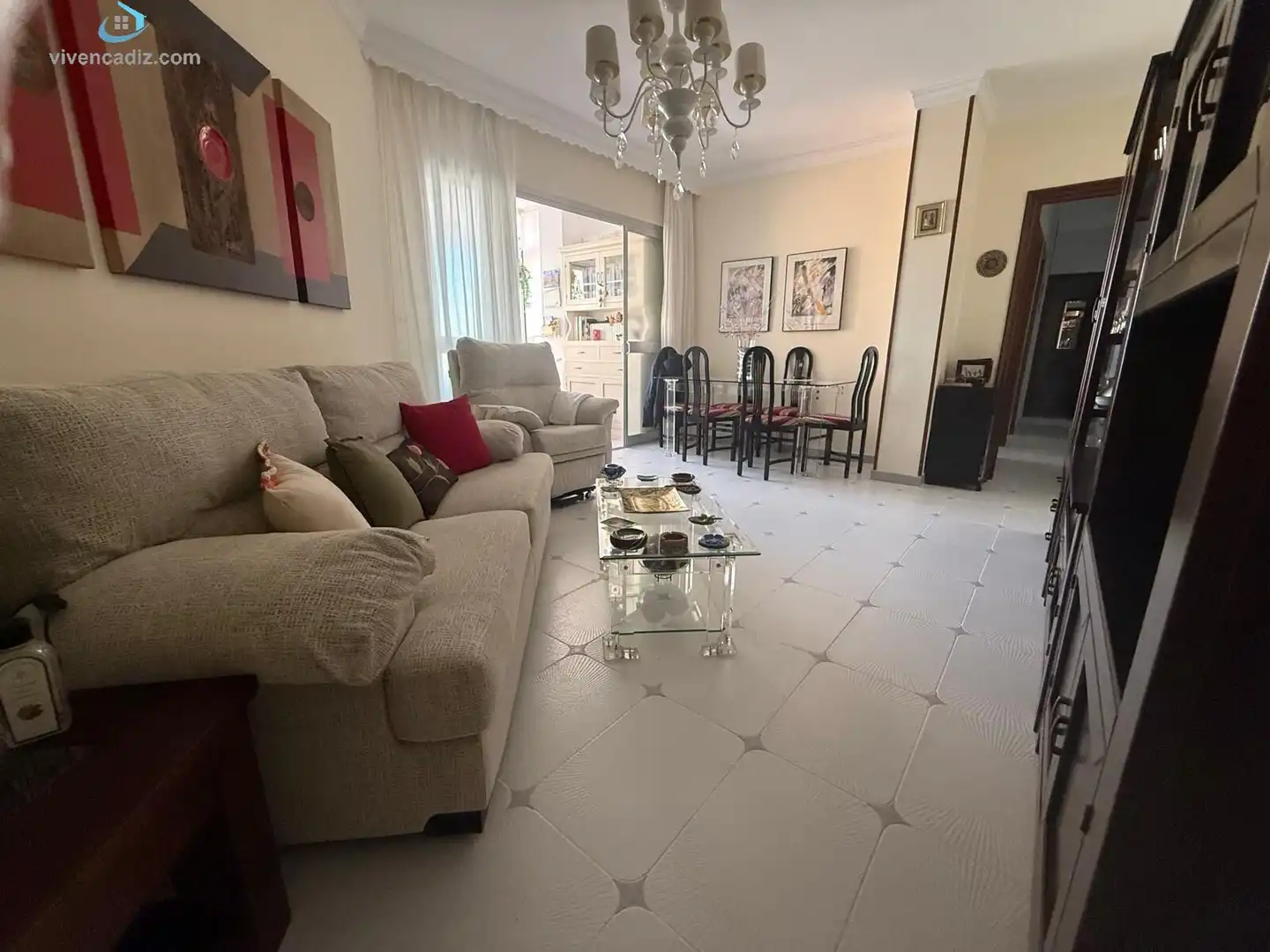 Sala de estar de Piso en venta en Cádiz