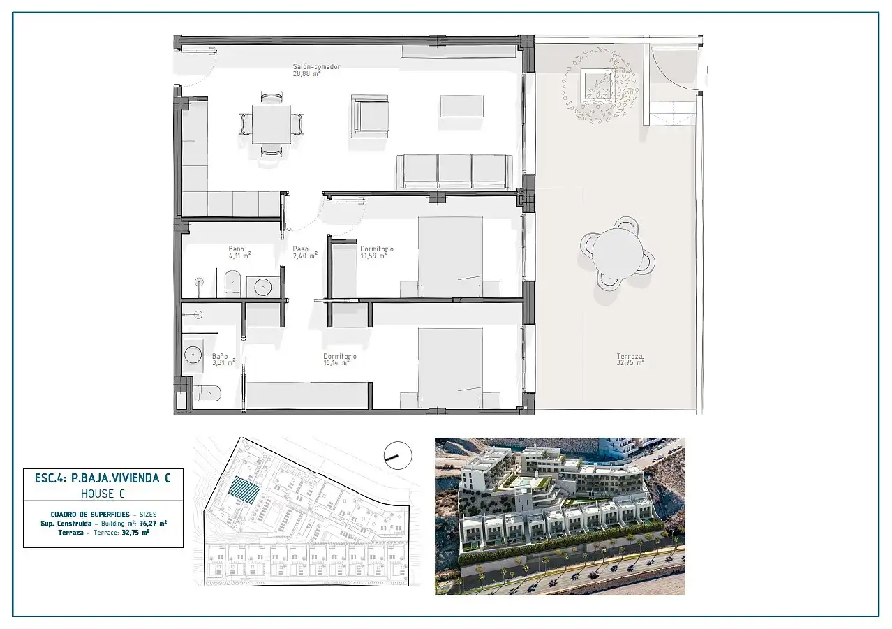 Apartament amb terrassa en venda a El Hornillo, imagen 9