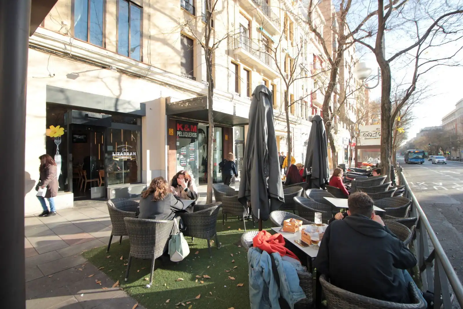 Terrasse von Wohnung zum Verkauf in Madrid mit Klimaanlage, Heizung und Abstellraum