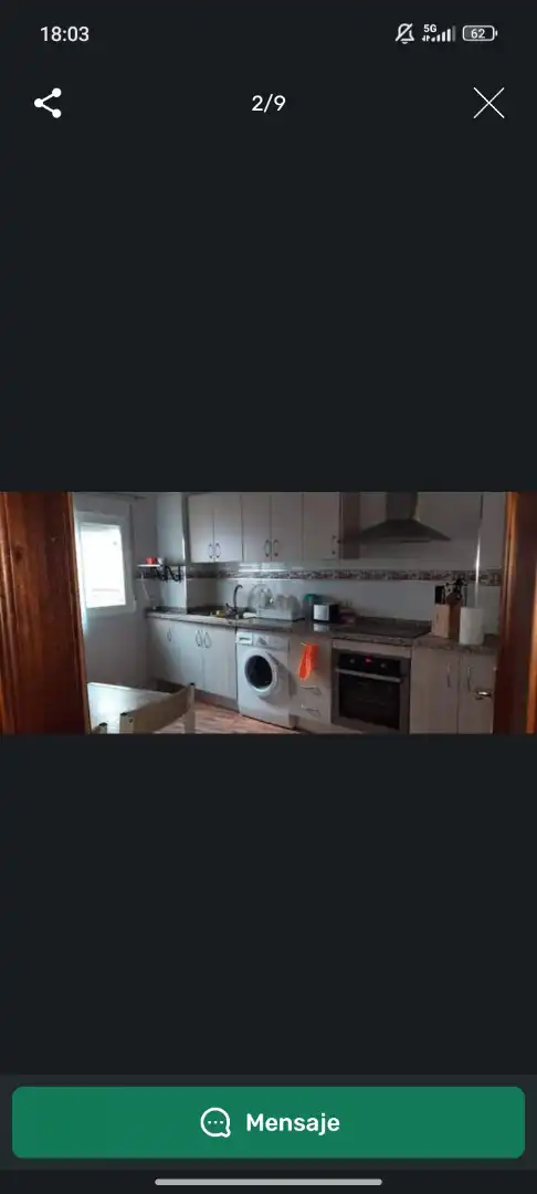 Cuina de Pis de lloguer en Dúdar amb Moblat