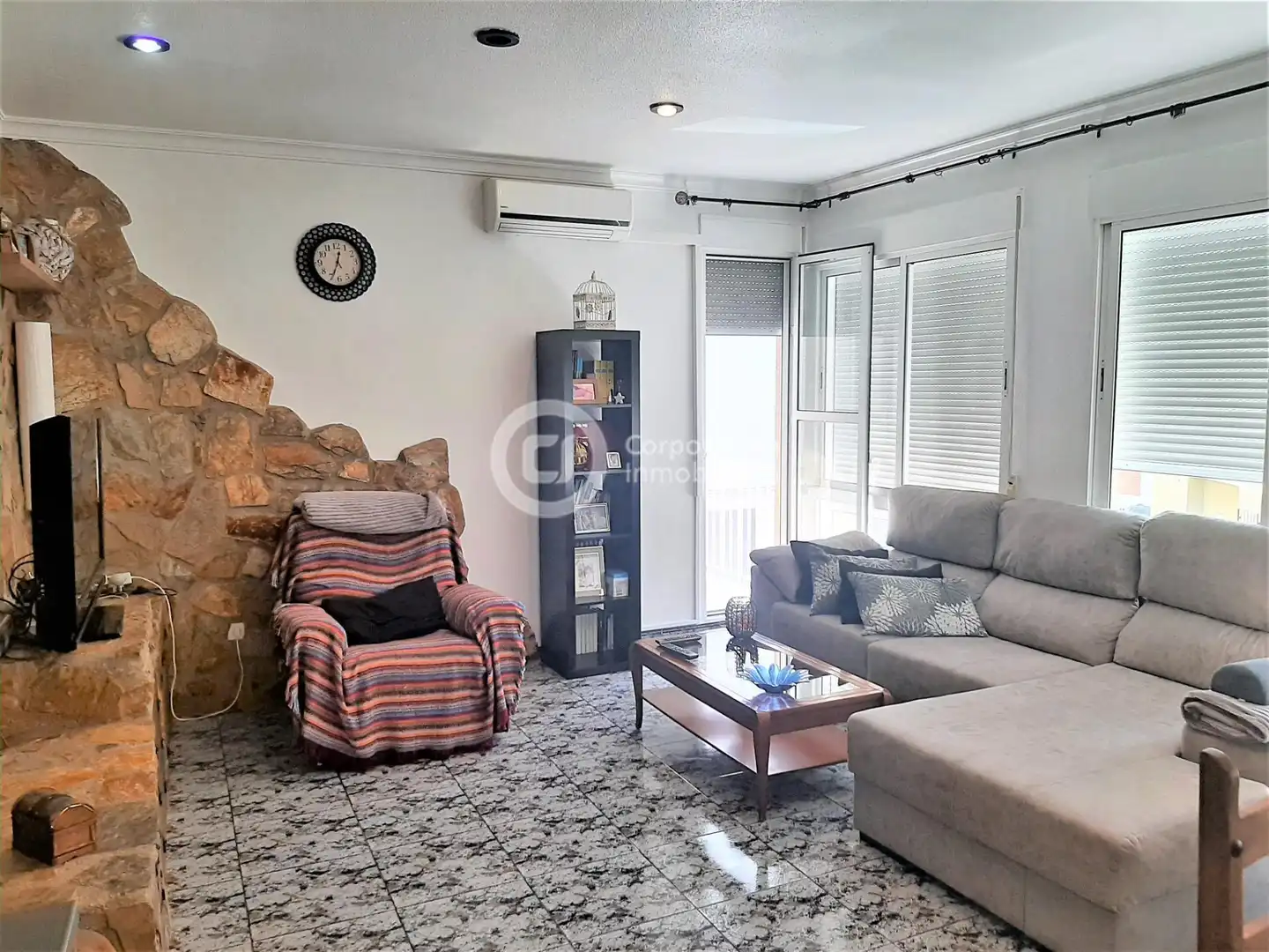 Sala de estar de Casa o chalet en venta en Lorca con Calefacción, Terraza y Balcón