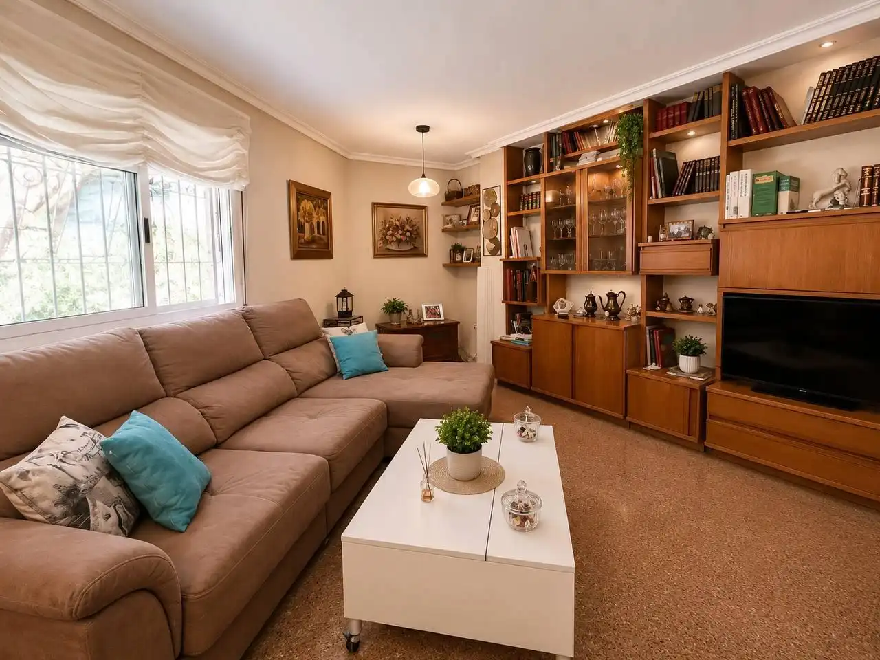 Sala de estar de Ático en venta en Alicante / Alacant con Aire acondicionado, Calefacción y Terraza