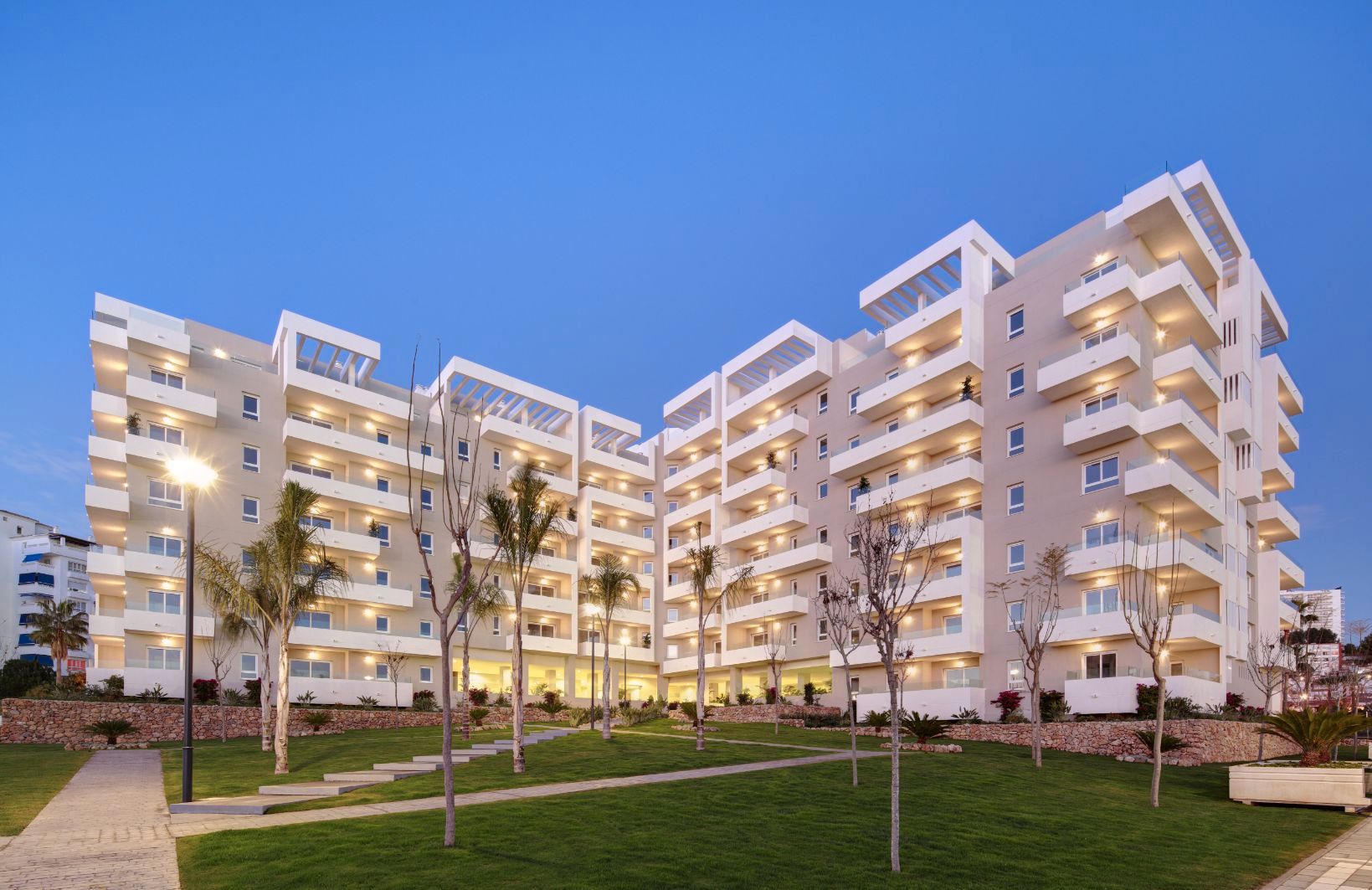 Exterior view of Apartment for sale in Marbella  with Air Conditioner, Heating and Private garden