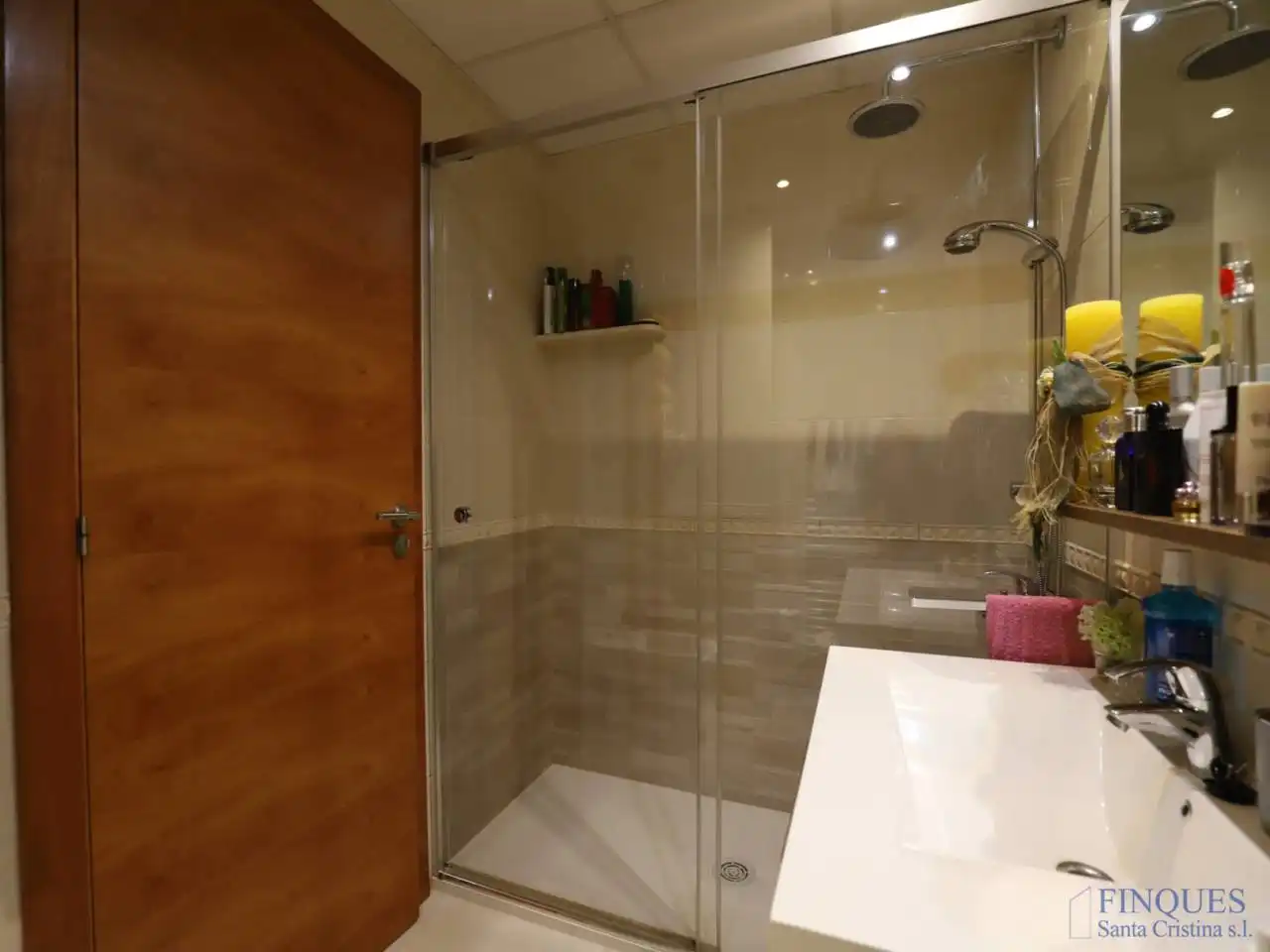 Bany de Dúplex en venda en Santa Cristina d'Aro amb Aire condicionat, Calefacció i Parquet