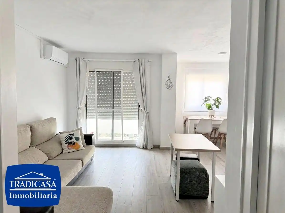 Sala d'estar de Pis en venda en Jerez de la Frontera amb Aire condicionat, Parquet i Terrassa
