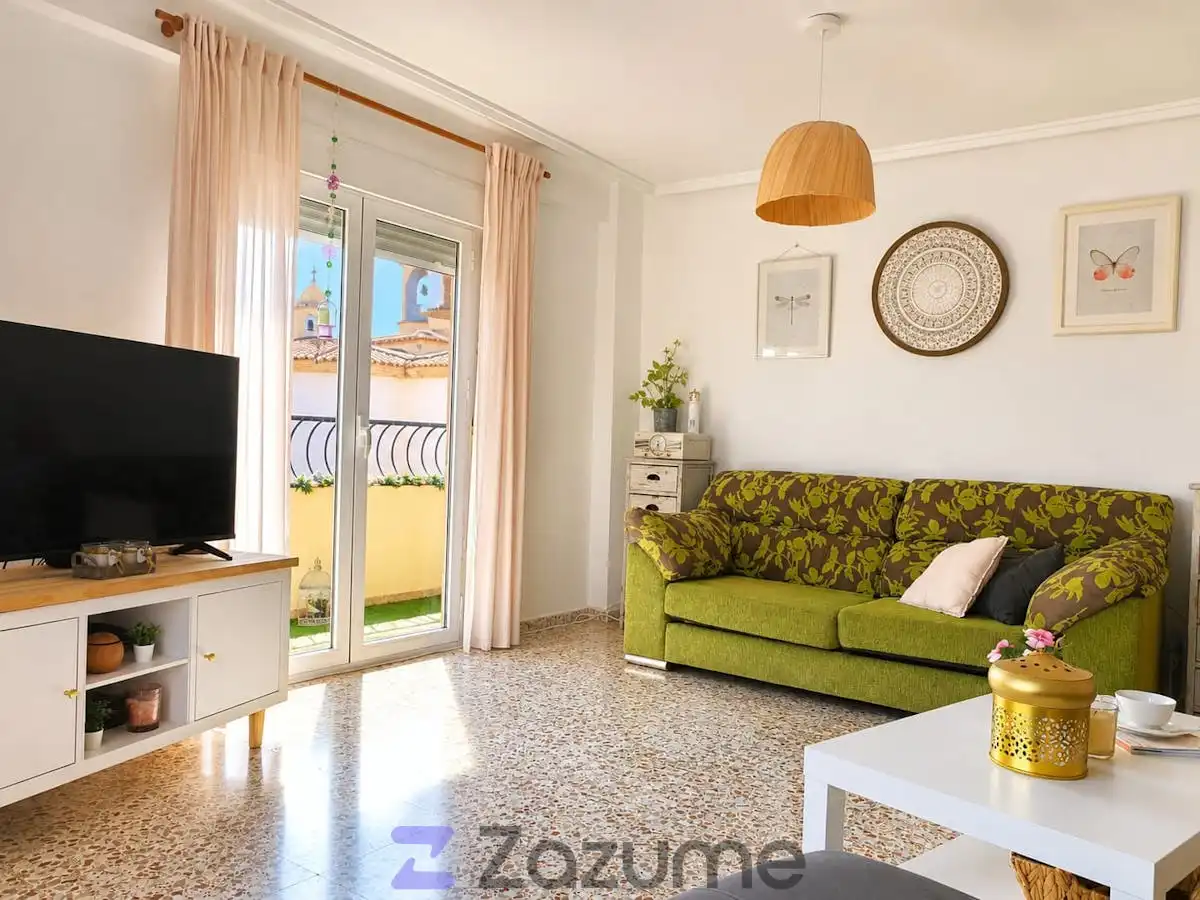 Sala de estar de Piso de alquiler en Catral con Aire acondicionado, Horno y Balcón