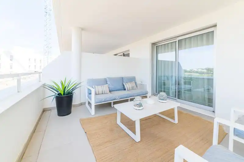 Terrace of Flat for sale in Estepona  with Air Conditioner, Heating and Private garden