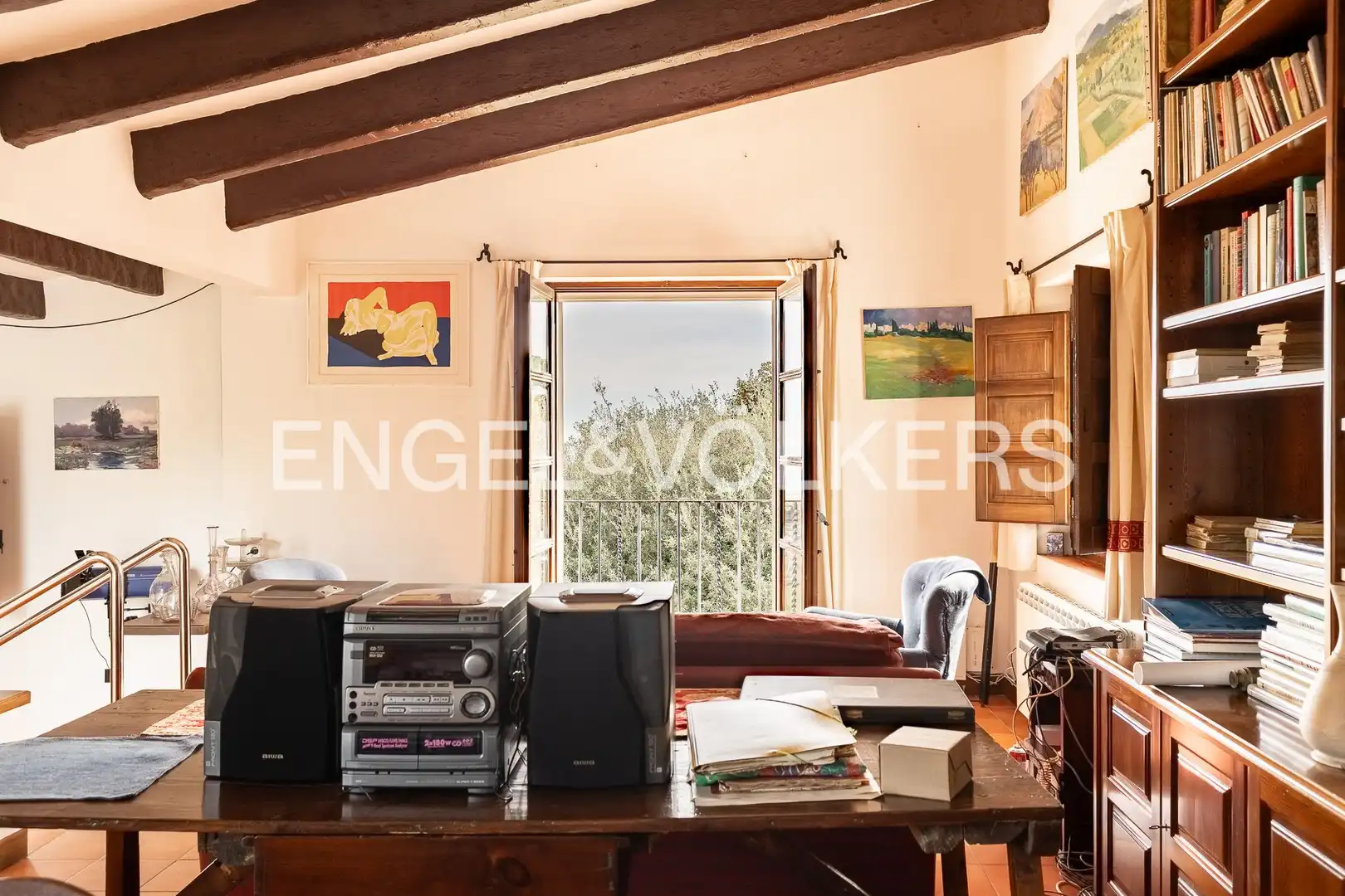 Wohnzimmer von Country house zum Verkauf in Mataró mit Heizung, Privatgarten und Terrasse