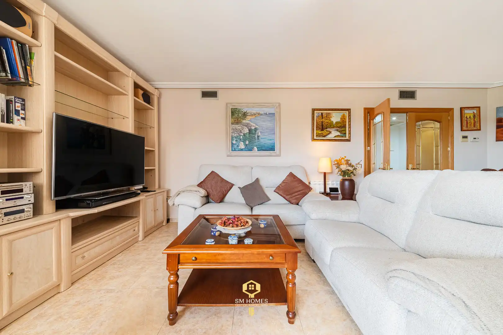 Wohnzimmer von Wohnung zum Verkauf in Coslada mit Klimaanlage, Abstellraum und Ofen