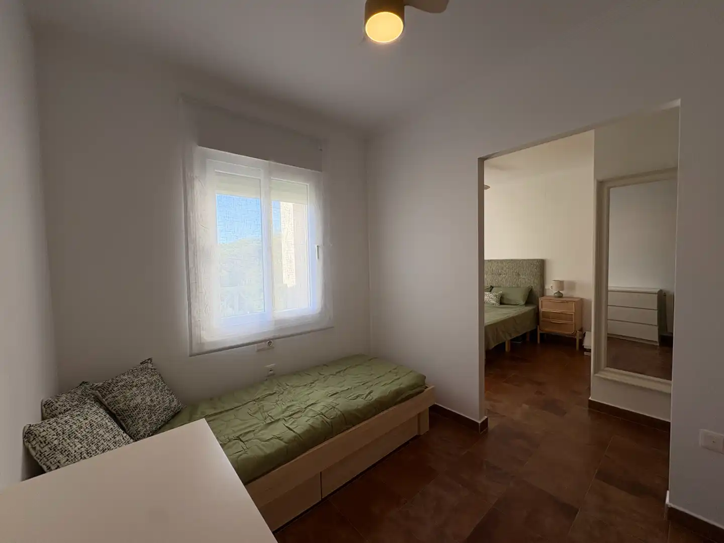 Schlafzimmer von Wohnung zur Miete in El Portil mit Terrasse, Möbliert und Balkon