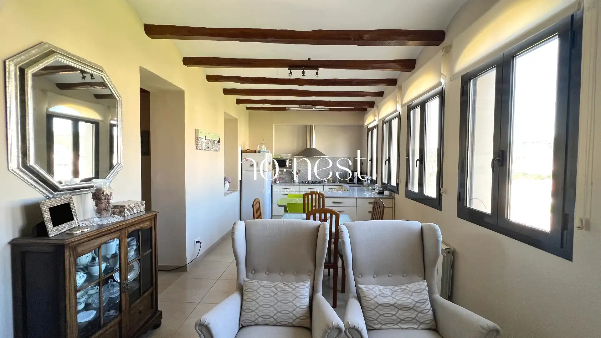 Cocina de Casa adosada en venta en Sant Quintí de Mediona con Aire acondicionado, Terraza y Balcón