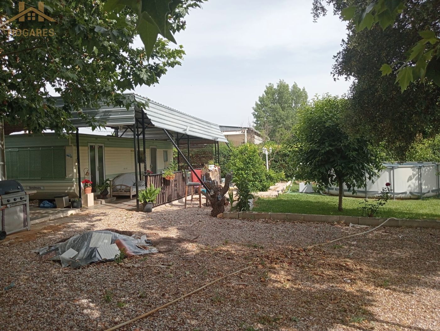 Jardí de Casa o xalet en venda en Aldea del Fresno amb Jardí privat, Terrassa i Piscina