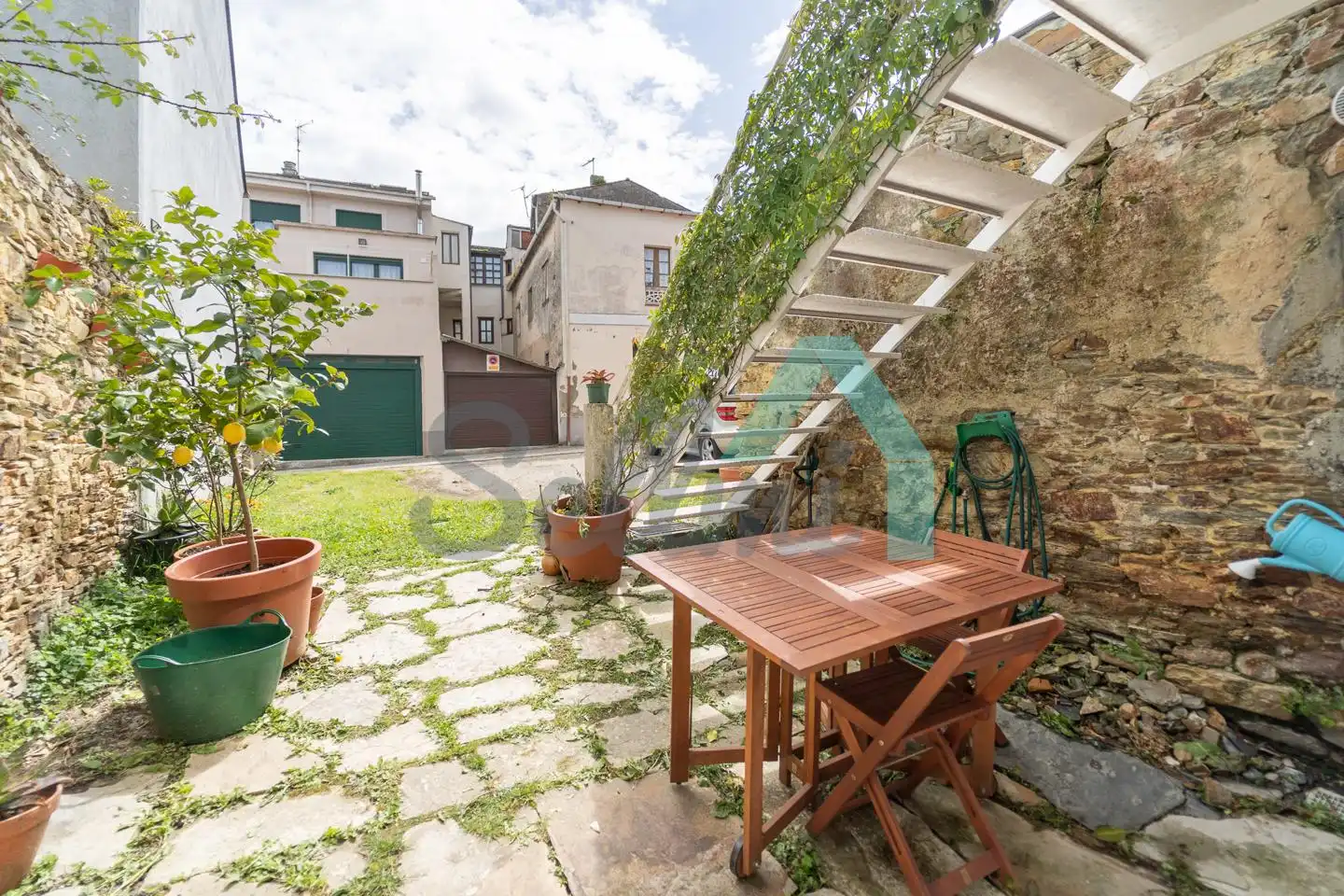 Terraza de Casa adosada en venta en Ribadeo con Calefacción, Jardín privado y Terraza