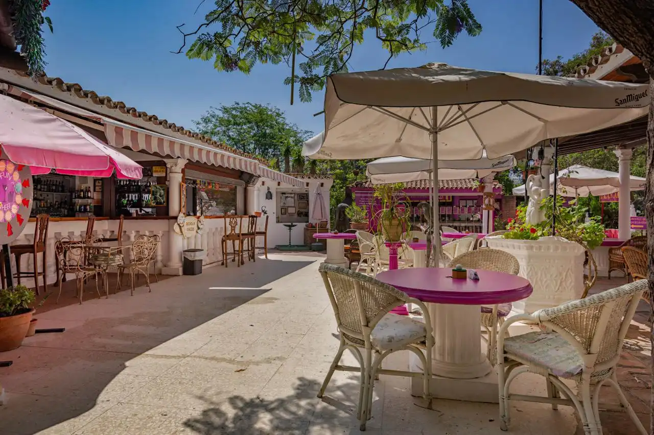 Terrassa de Casa o xalet en venda en Manilva amb Aire condicionat, Jardí privat i Terrassa