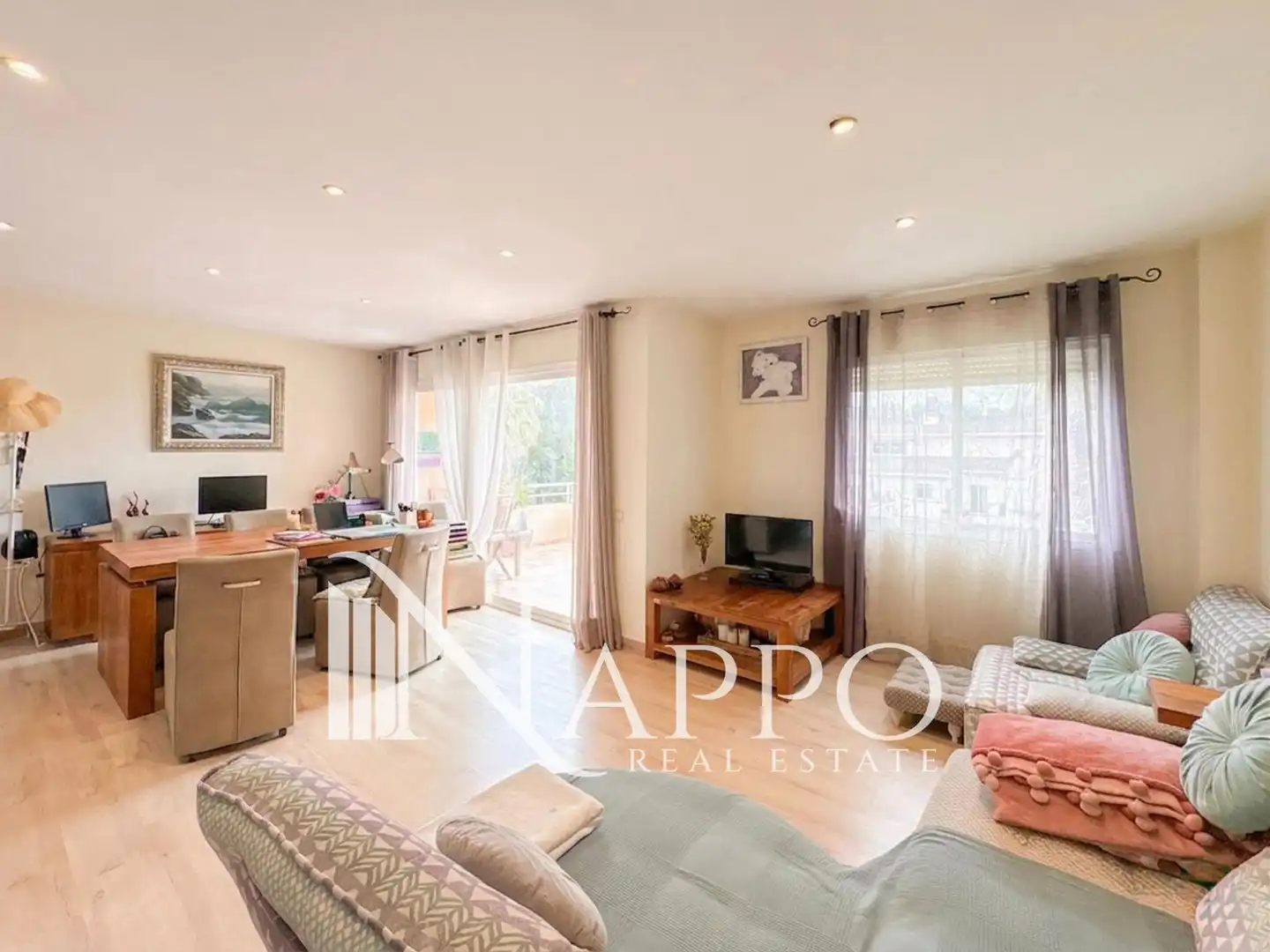 Living room of Duplexes for sale in Llucmajor  with Air Conditioner, Terrace and Swimming Pool