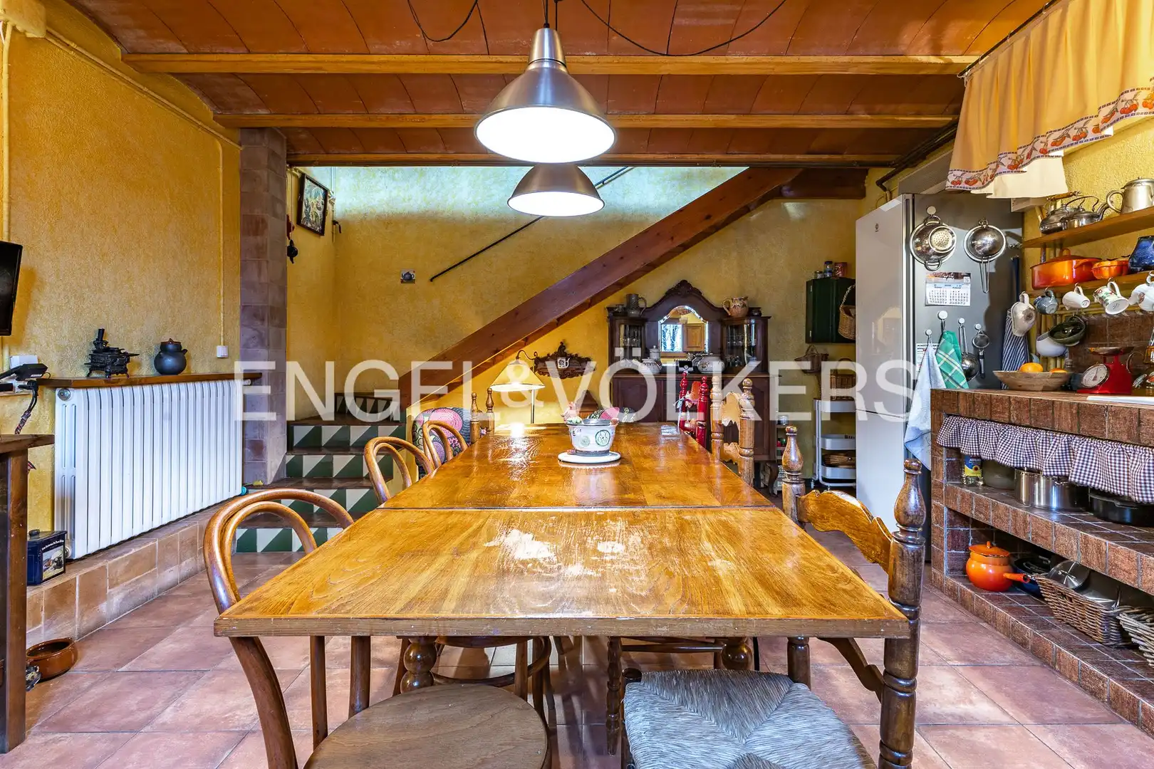 Comedor de Casa adosada en venta en Figaró-Montmany con Aire acondicionado, Calefacción y Parquet