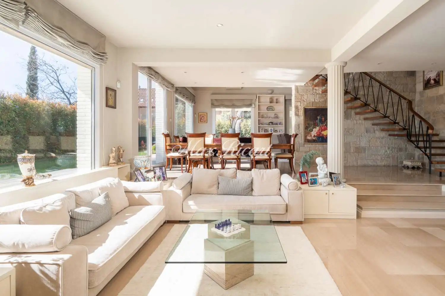 Living room of Houses for rent in Barcelona  with Air Conditioner, Heating and Terrace