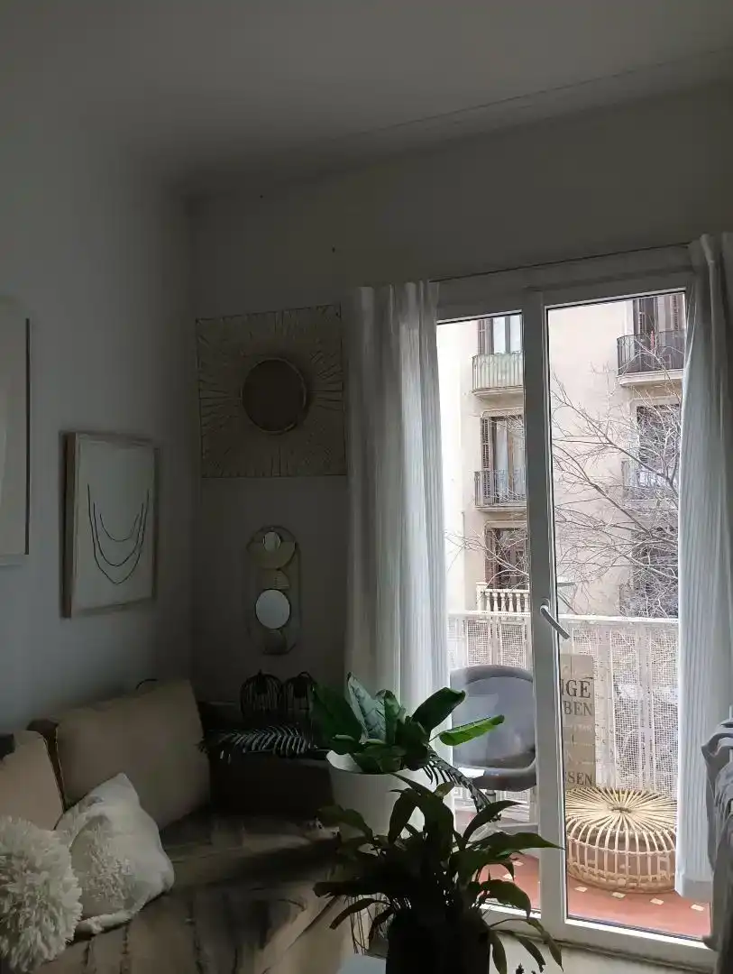 Terrasse von Wohnung zur Miete in  Barcelona Capital mit Klimaanlage und Balkon