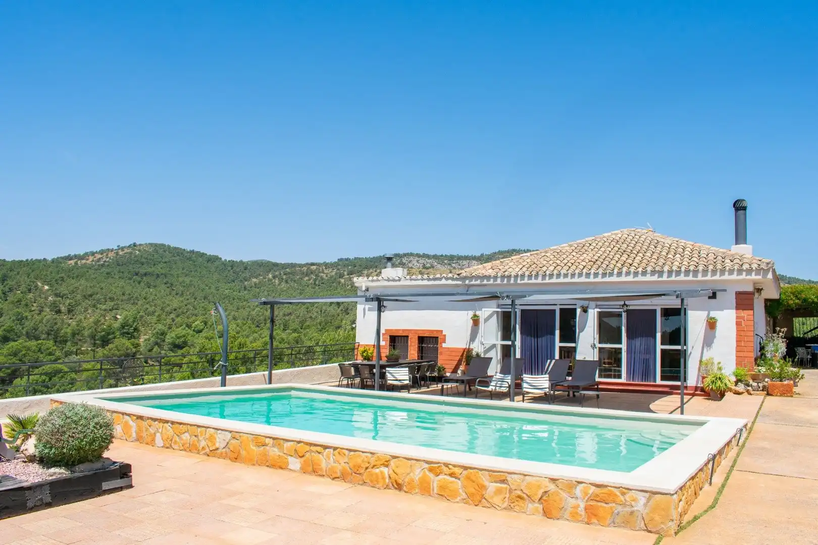 Terrassa de Casa o xalet en venda en Onil amb Jardí privat, Terrassa i Traster