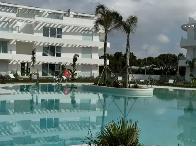 Piscina de Apartamento en venta en Chipiona con Aire acondicionado, Calefacción y Terraza