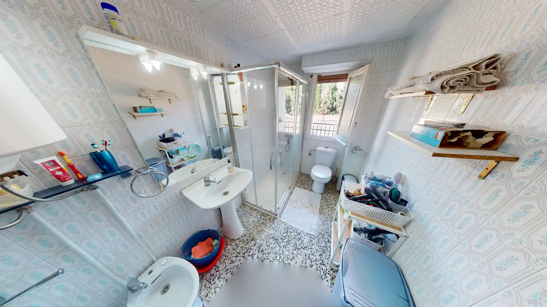 Badezimmer von Wohnung zum Verkauf in Alicante / Alacant mit Terrasse, Möbliert und Ofen
