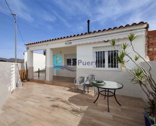 Vista exterior de Casa o xalet en venda en Fuente Álamo de Murcia amb Aire condicionat, Terrassa i Piscina