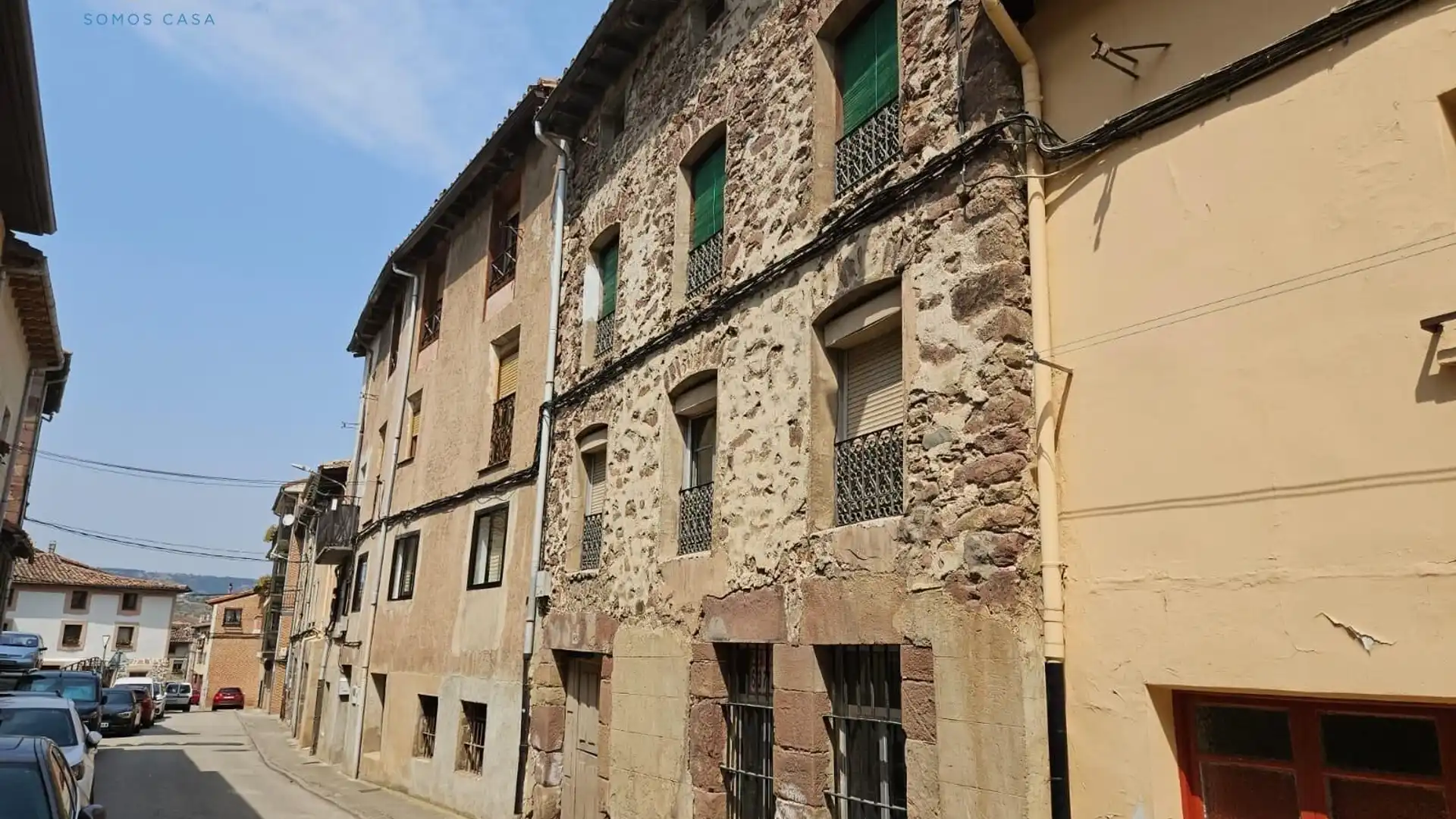 Vista exterior de Casa o chalet en venta en Pradoluengo con Terraza, Amueblado y Balcón