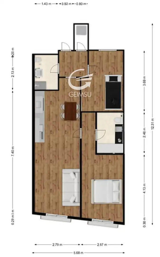 Piso en venta en Barcelona con Aire acondicionado y Terraza
