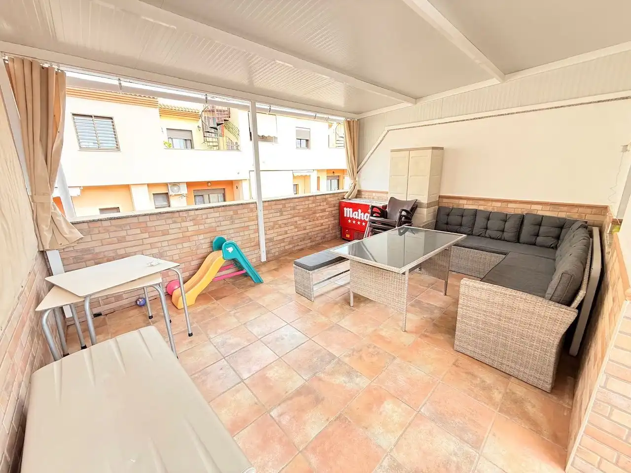 Terraza de Casa adosada en venta en Vélez-Málaga con Aire acondicionado y Calefacción