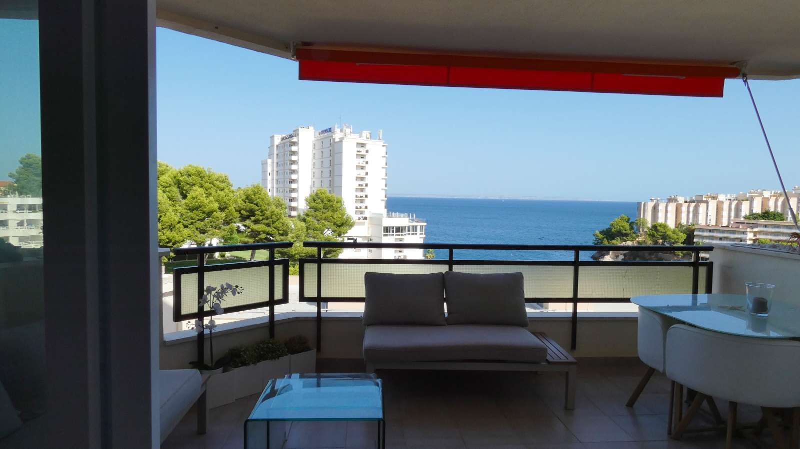 Dormitori de Apartament per a compartir en Calvià amb Aire condicionat, Terrassa i Moblat