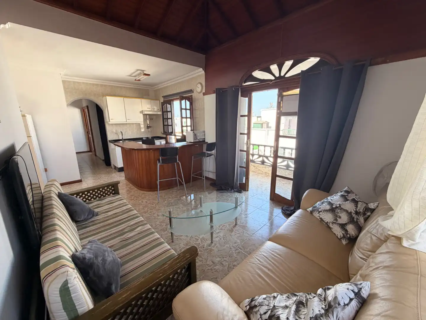 Sala de estar de Piso en venta en San Bartolomé con Balcón