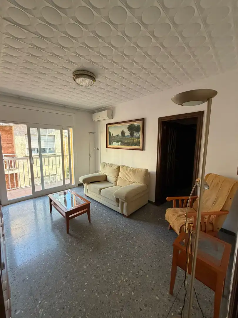Sala de estar de Piso en venta en Barcelona con Balcón