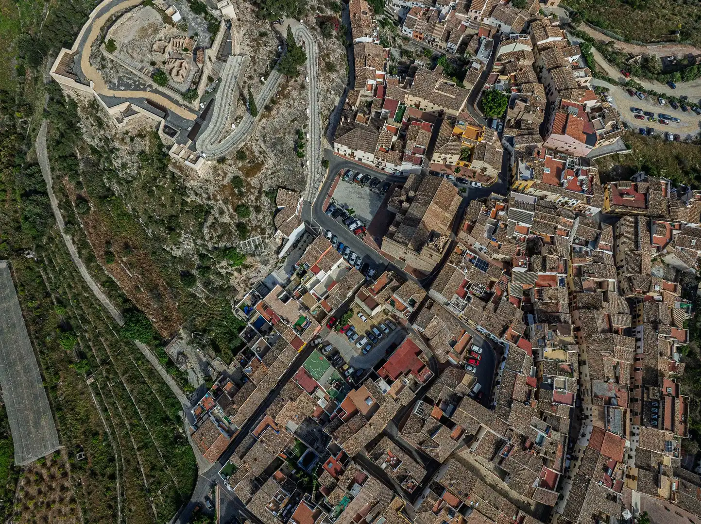 Vista exterior de Casa o xalet en venda en Polop amb Aire condicionat i Terrassa