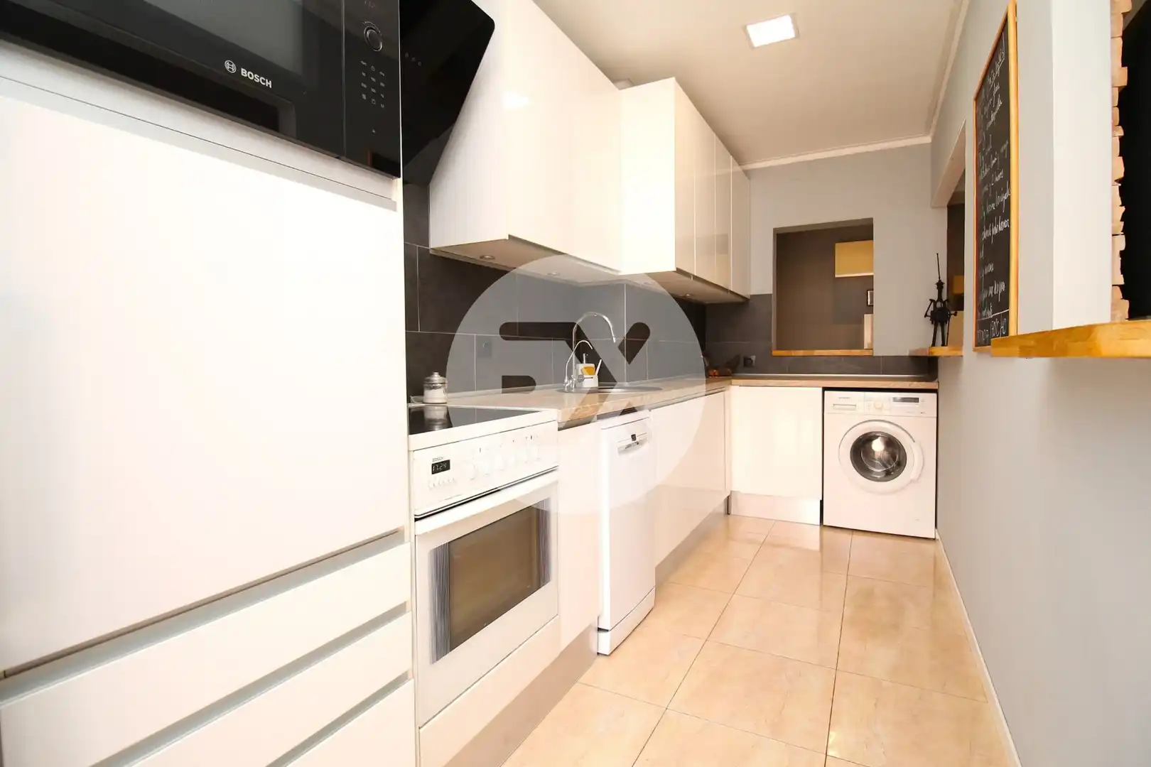 Kitchen of Flat for sale in Castelldefels  with Air Conditioner, Heating and Parquet flooring