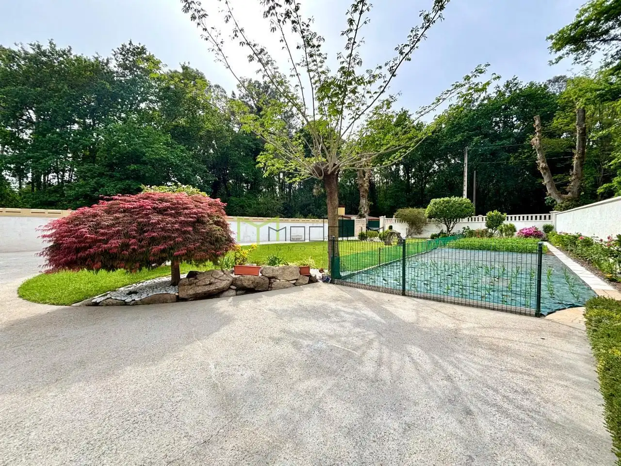 Vista exterior de Casa o chalet en venta en Ames con Calefacción, Jardín privado y Parquet