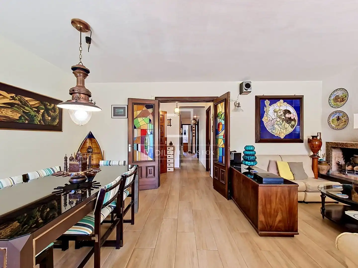 Dining room of Flat for sale in Vilanova i la Geltrú  with Air Conditioner, Heating and Terrace