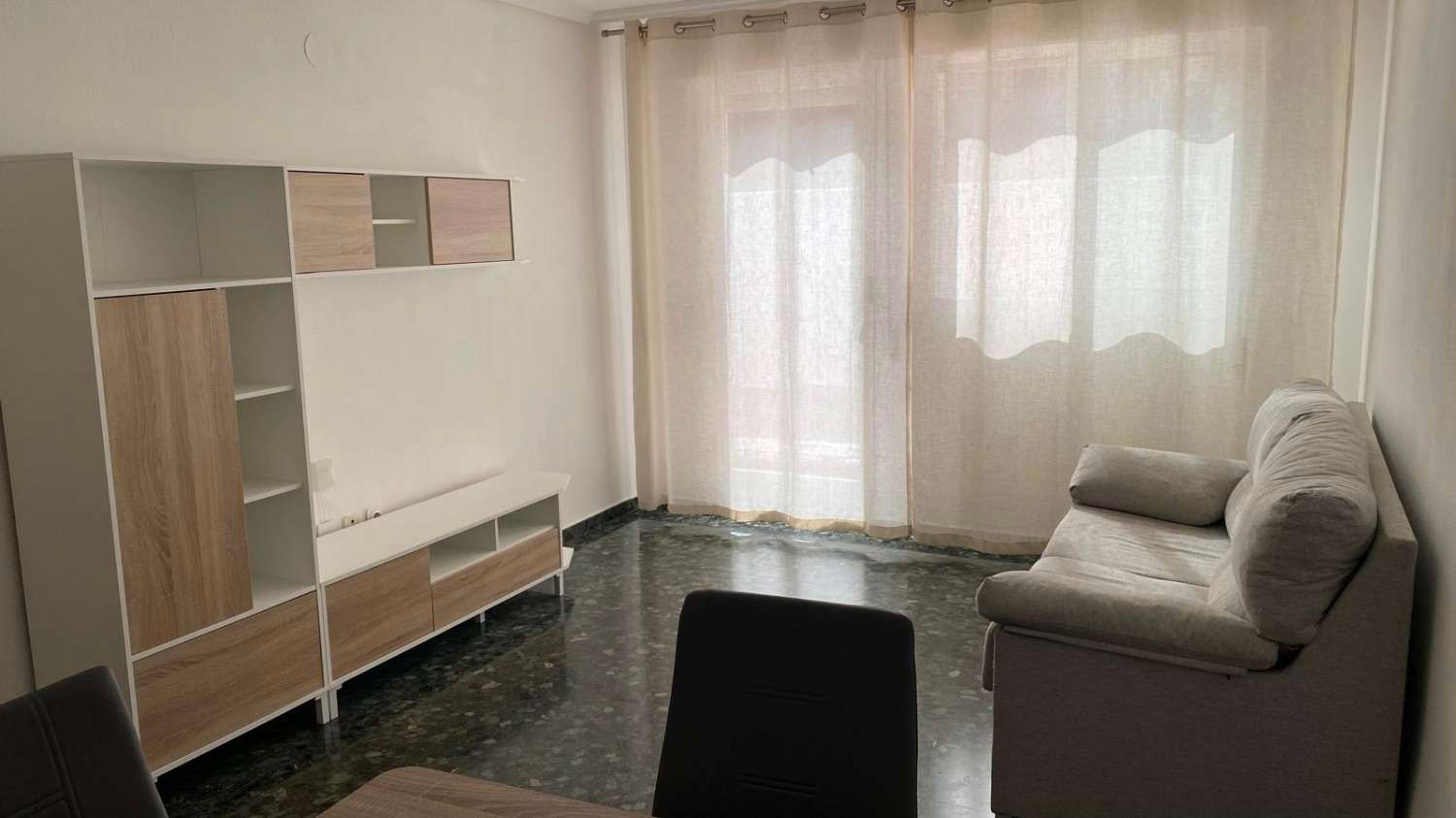 Living room of Flat for rent in Castellón de la Plana / Castelló de la Plana  with Terrace and Furnished