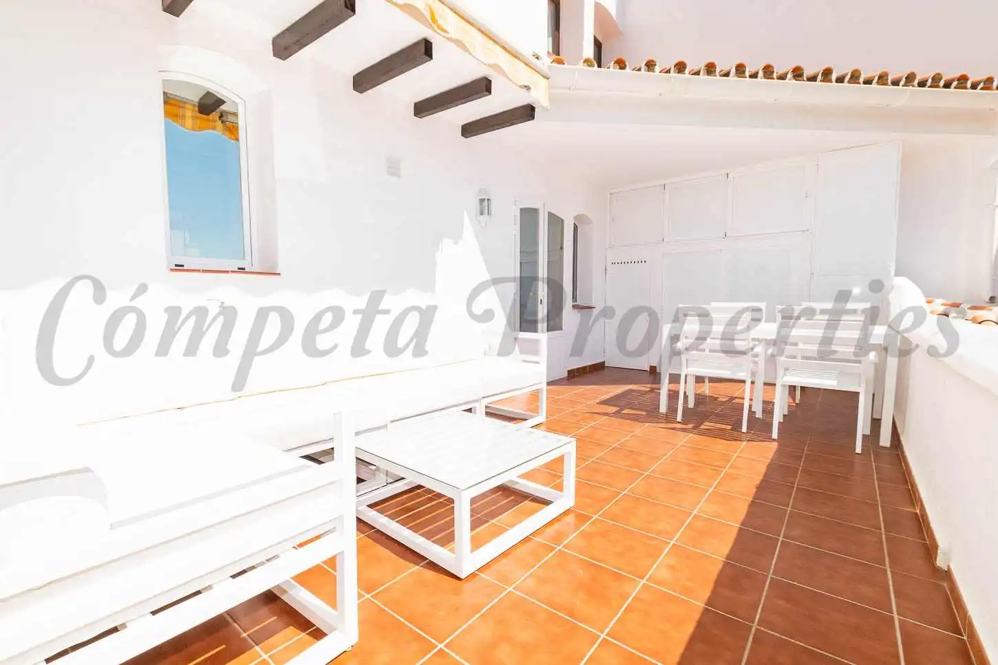 Terrasse von Wohnungen zum Verkauf in Nerja mit Klimaanlage, Möbliert und Balkon