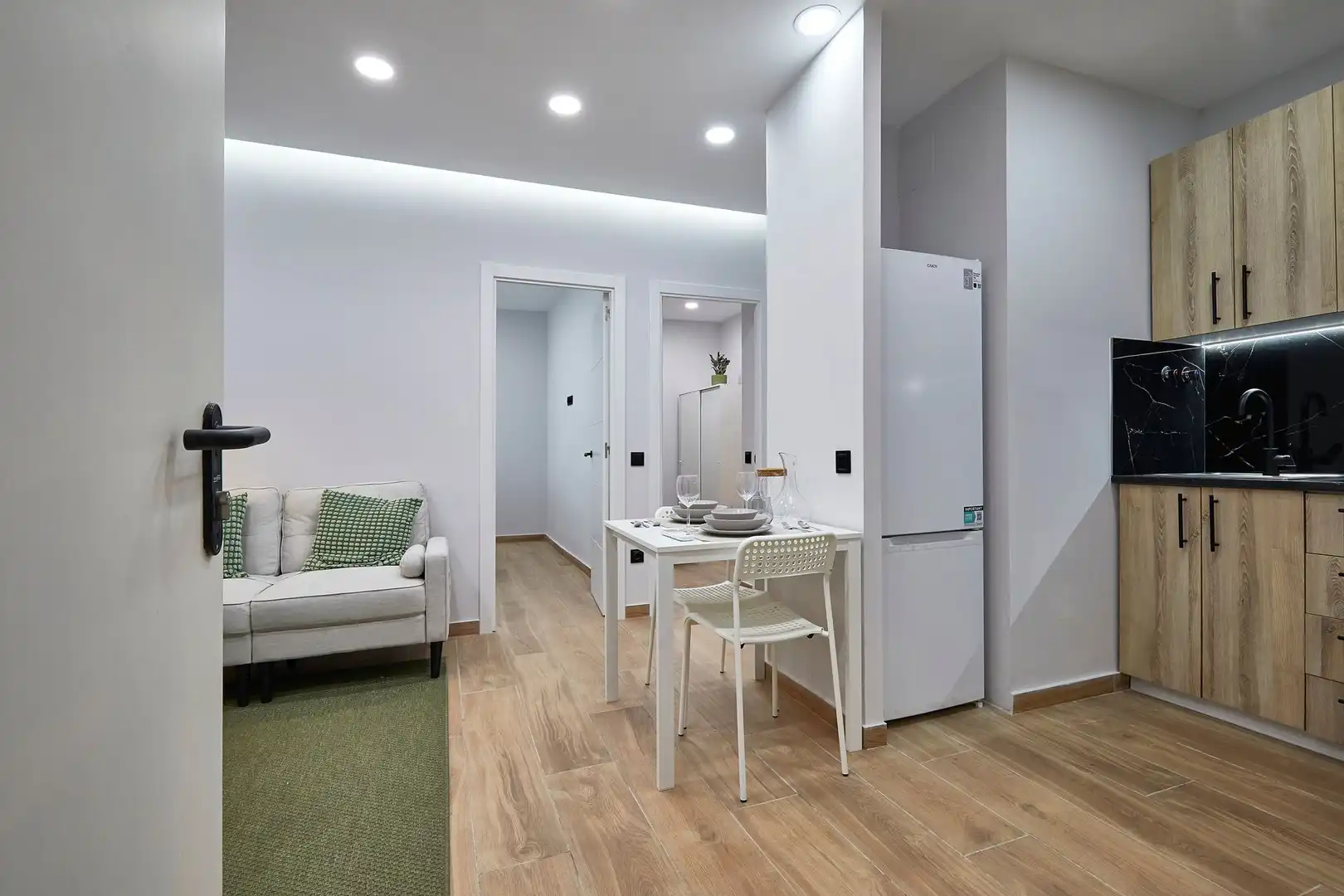 Living room of Flat for sale in Barcelona  with Air Conditioner and Parquet flooring