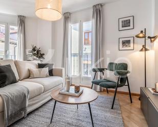 Living room of Apartment to rent in  Madrid Capital  with Air Conditioner