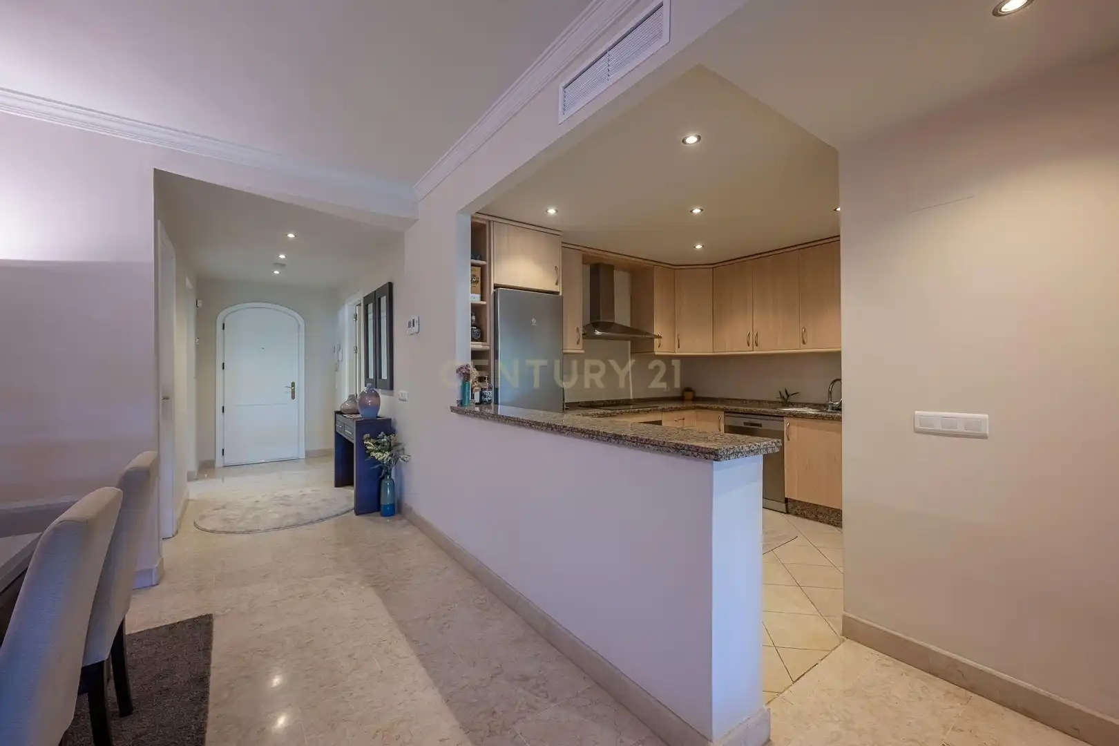 Kitchen of Apartments for rent in Marbella  with Air Conditioner, Private garden and Washing machine