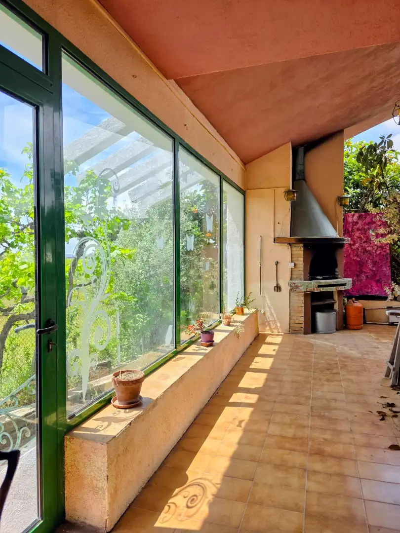 Terraza de Casa o chalet en venta en Sant Cugat Sesgarrigues con Calefacción, Terraza y Amueblado